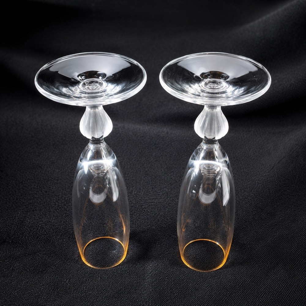 2 Marquis Waterford Sweet Memories Gold Trim Heart Stem Toasting Flutes Set of 2 - Picture 6 of 9